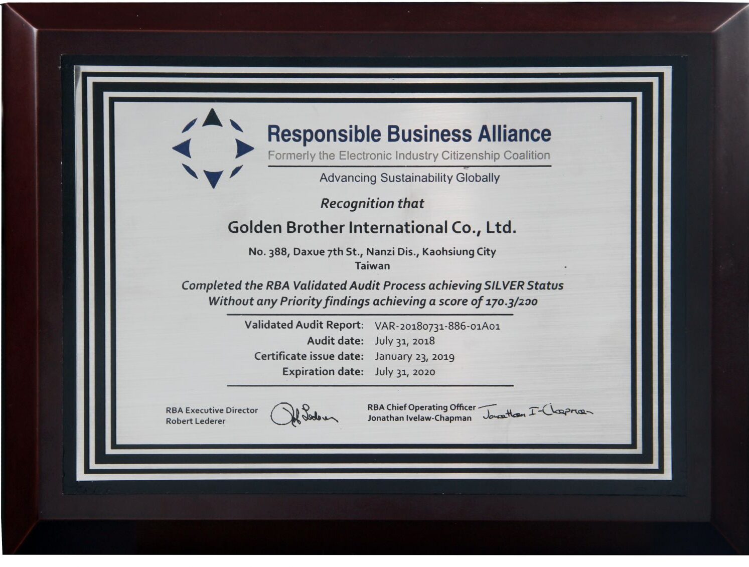 RBA SVAP Silver3